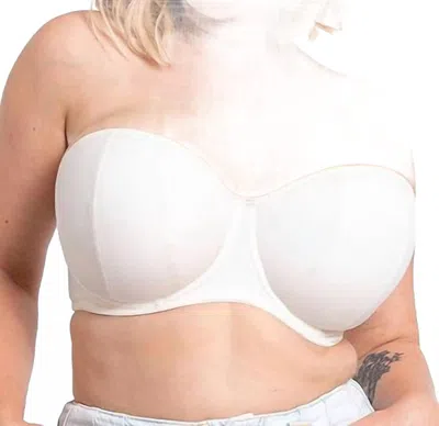 Curvy Kate Luxe Strapless Multiway Underwire Bra In Pearl Ivory In White