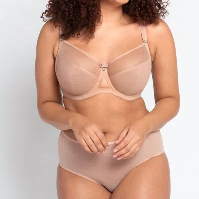 Curvy Kate Victory Balcony Bra In Latte In Brown