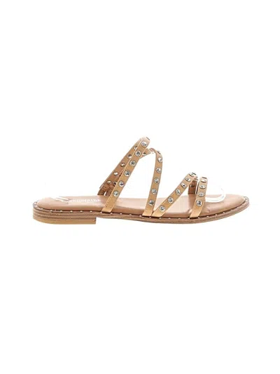 Pre-owned Cushion Aire Sandals In Brown