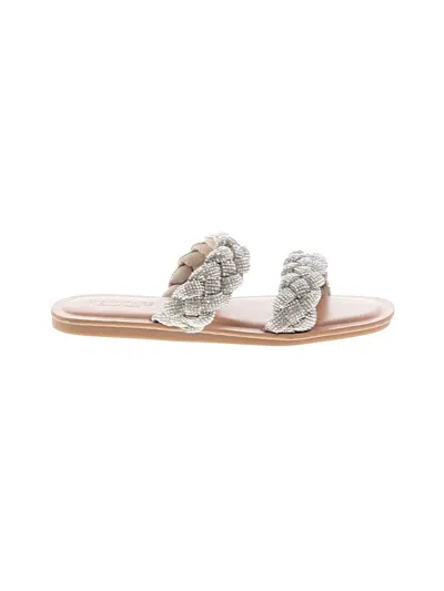 Pre-owned Cushion Aire Sandals In Silver