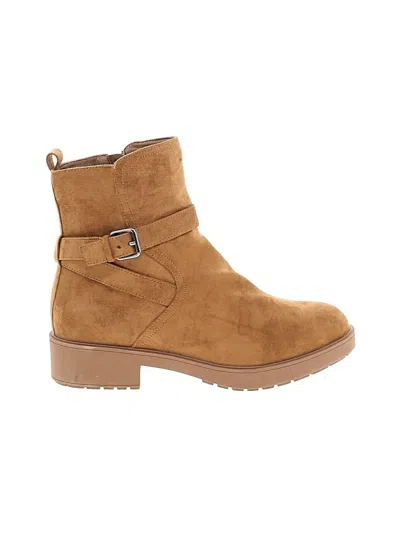 Pre-owned Cushionaire Boots In Brown