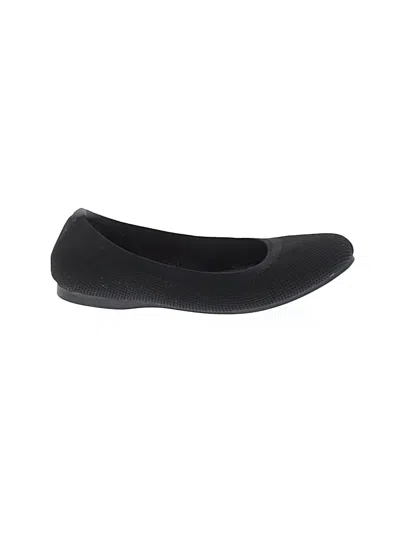 Pre-owned Cushionaire Flats In Black