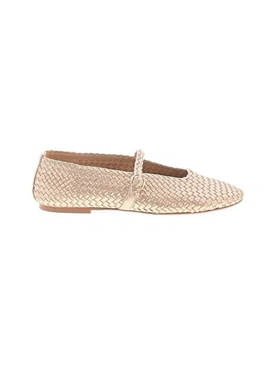 Pre-owned Cushionaire Flats In Gold