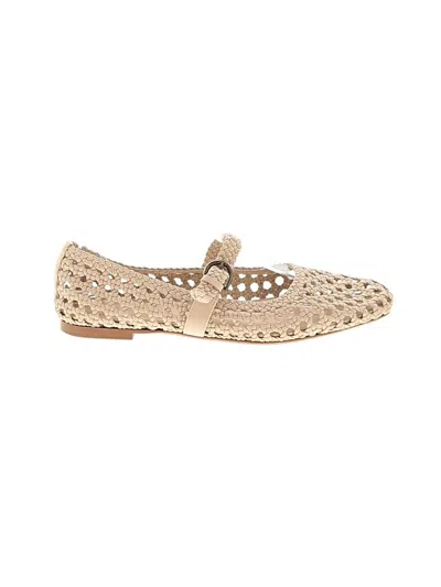 Pre-owned Cushionaire Flats In Gold
