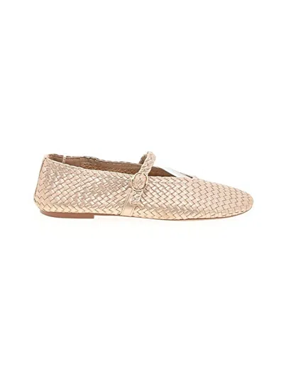 Pre-owned Cushionaire Flats In Tan