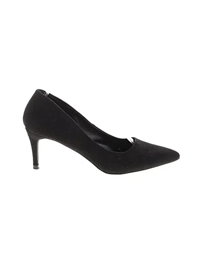Pre-owned Cushionaire Heels In Black
