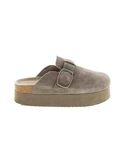Pre-owned Cushionaire Mule/clog In Gray