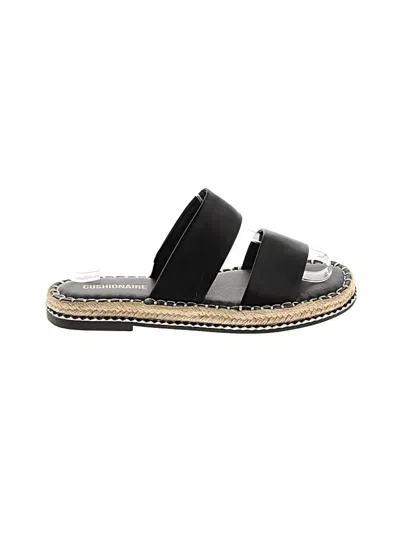 Pre-owned Cushionaire Sandals In Black