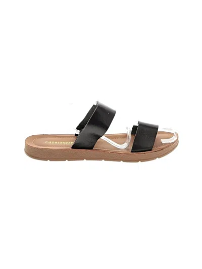 Pre-owned Cushionaire Sandals In Black