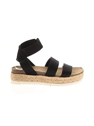 Pre-owned Cushionaire Sandals In Black