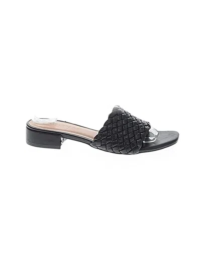 Pre-owned Cushionaire Sandals In Black