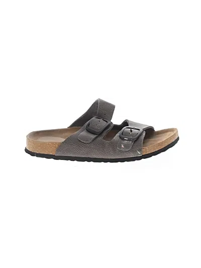 Pre-owned Cushionaire Sandals In Gray