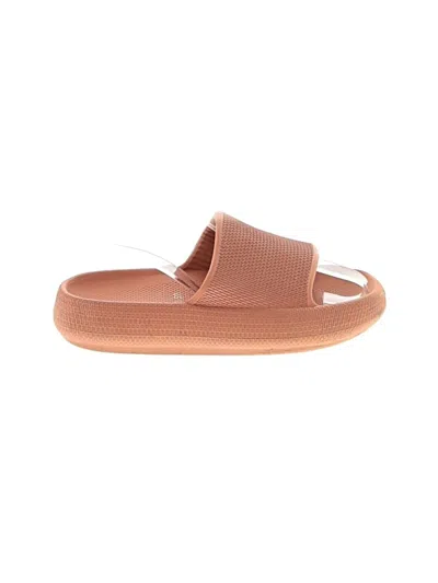 Pre-owned Cushionaire Kids' Sandals In Orange