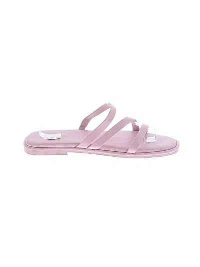 Pre-owned Cushionaire Sandals In Pink