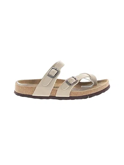 Pre-owned Cushionaire Sandals In Tan