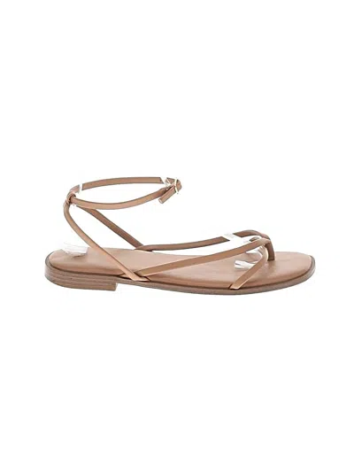 Pre-owned Cushionaire Sandals In Tan