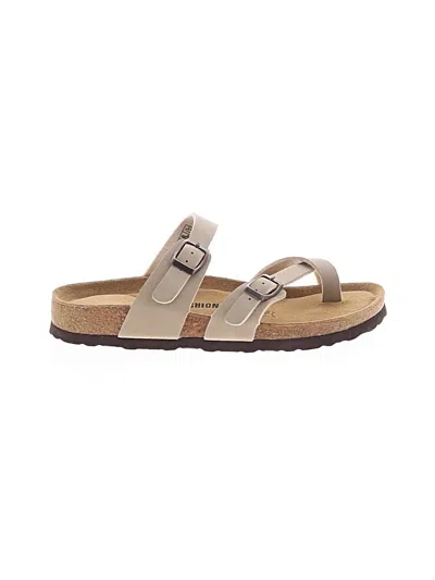 Pre-owned Cushionaire Sandals In Tan