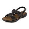 Cushionaire Women's Briar Comfort Sandal In Black In Black