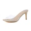 Cushionaire Women's Evie One Band Dress Sandal In Clear Clear In Multi