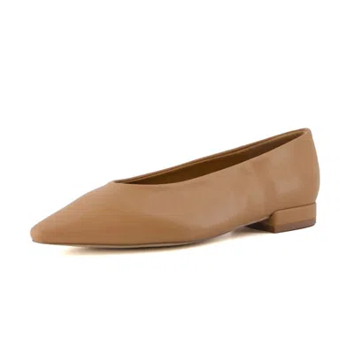 Cushionaire Women's Gabor Pointed Toe Slip-on Shoes In Smooth Tan In Multi