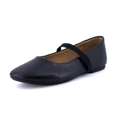 Cushionaire Women's Gigi Mary Jane Flats In Black