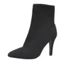 Cushionaire Women's Gipsee Sock Booties In Black In Black