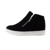 Cushionaire Women's Hart Casual Sneaker In Black In Black