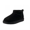 Cushionaire Womens Faux Fur Lined Suede Shearling Boots In Black