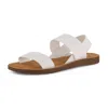 Cushionaire Women's Ina Stretch Sandal In White In White