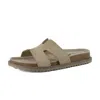 Cushionaire Women's Wisdom Cutout Strap Genuine Leather Sandal In Biscuit In Sand