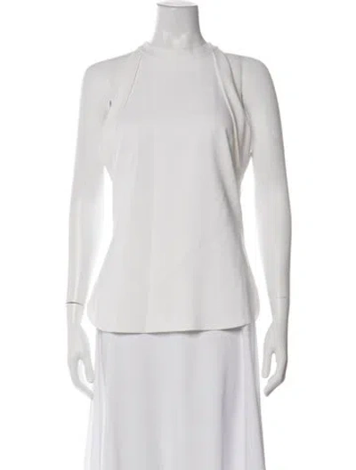 Pre-owned Cushnie Crew Neck Long Sleeve Top W/ Tags In Pink