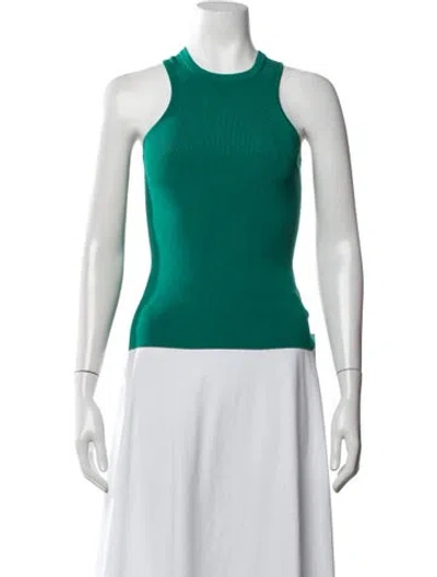 Pre-owned Cushnie Crew Neck Sweater In Green