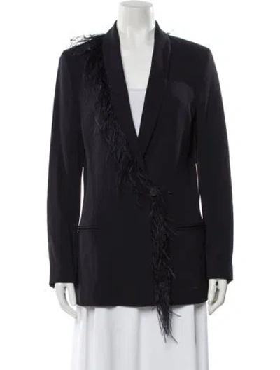 Pre-owned Cushnie Down Jacket W/ Tags In Blue