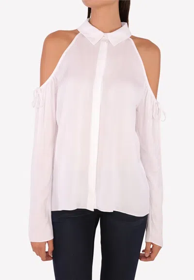 Cushnie Et Ochs Cold-shoulder Blouse In White