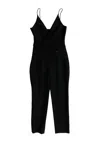 Cushnie Et Ochs Women's V Neck Spaghetti Straps Jumpsuit In Black In Black