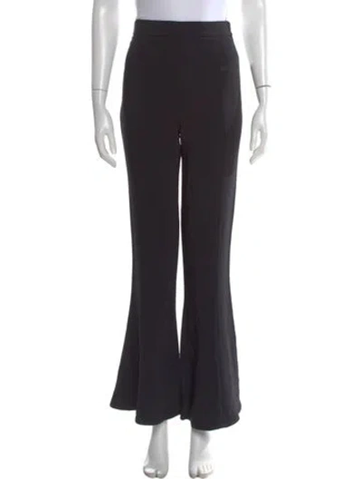 Pre-owned Cushnie Flared Pants In Black
