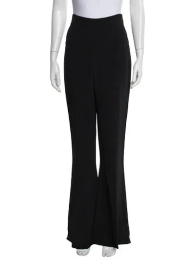 Pre-owned Cushnie Flared Pants In Black