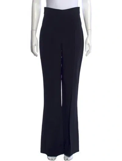 Pre-owned Cushnie Flared Pants In Black