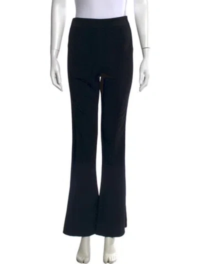 Pre-owned Cushnie Flared Pants In Black