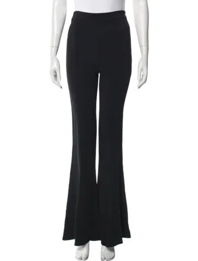 Pre-owned Cushnie Flared Pants In Black