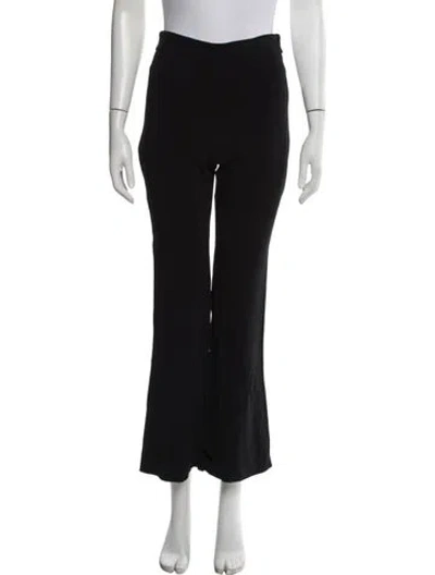Pre-owned Cushnie Flared Pants In Black