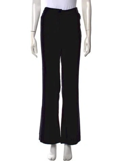 Pre-owned Cushnie Flared Pants In Blue
