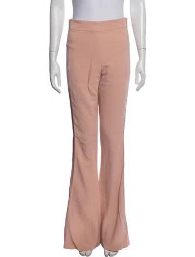 Pre-owned Cushnie Flared Pants In Pink