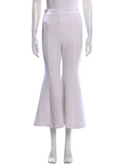 Pre-owned Cushnie Flared Pants In Purple