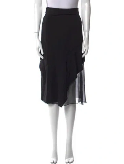 Pre-owned Cushnie Knee-length Skirt In Black