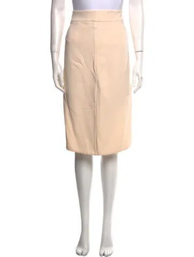 Pre-owned Cushnie Knee-length Skirt In Neutral