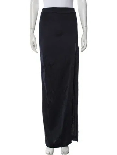 Pre-owned Cushnie Long Skirt In Blue