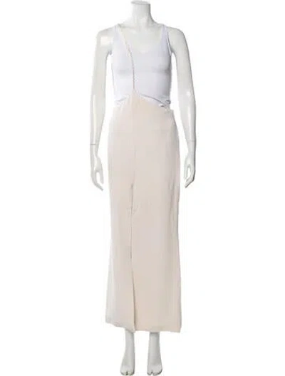 Pre-owned Cushnie Long Skirt In Neutral