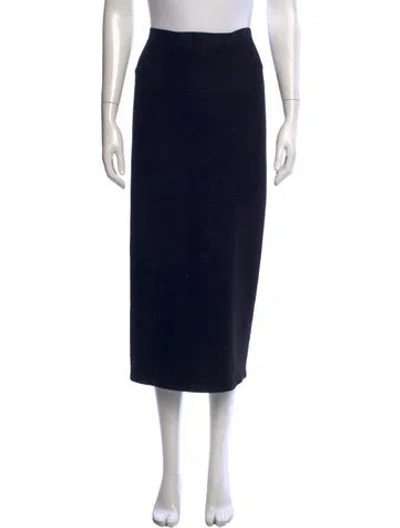 Pre-owned Cushnie Midi Length Skirt In Black