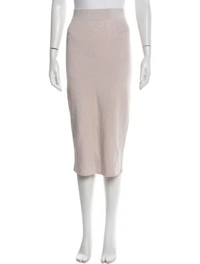 Pre-owned Cushnie Midi Length Skirt In Pink